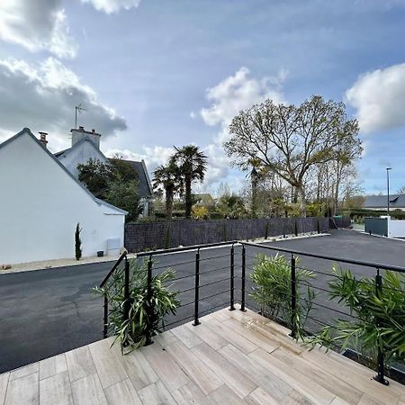 Superbe Villa Tout Confort Avec Piscine Chauffee Er Couverte Et Spa A 2 Pas De La Plage Fouesnant Extérieur photo